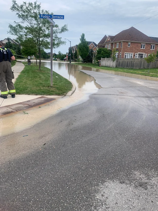 flood in Tacc Drive Mississauga